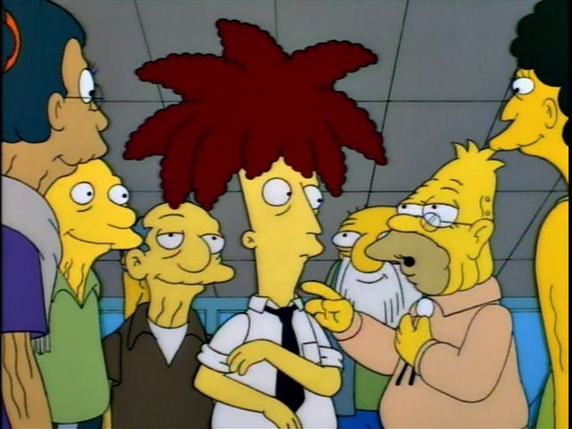 Not many people know I owned the first radio in Springfield. Weren't much on the air then.

Just Edison reciting the alphabet over and over.

"A," he'd say.

Then "B."

"C" would usually follow…

#Simpsons