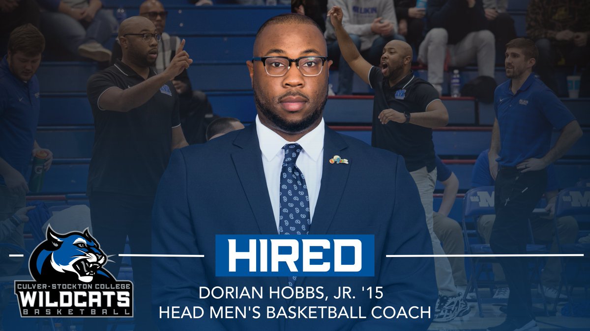 Dorian Hobbs, Jr. Tabbed as next men's basketball coach at Culver-Stockton College tinyurl.com/2utvzppw #GoWild