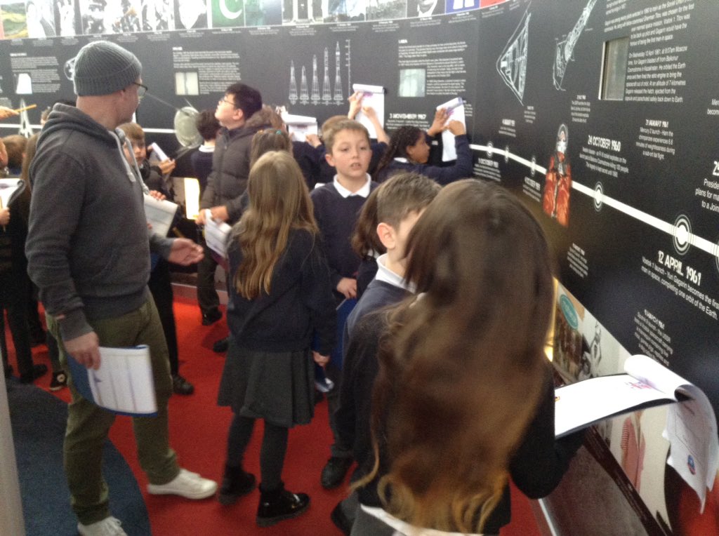 BPSHull's tweet photo. "To infinity and beyond!" for the children of 5HS yesterday on their visit to the National Space Centre in Leicester. Lots of learning and laughter was had by all as well as representing Bricknell Primary School with pride. #BPSScience #BPSHistory #BPSAspirationCurriculum https://t.co/Kazc97FiIw