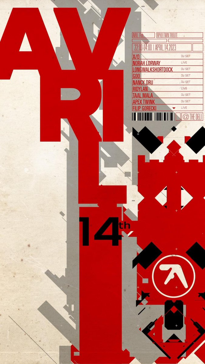 VANCOUVER: Don’t miss the <a href="/AphexTwin/">Aphex Twin</a> tribute night on April 14th, hosted by <a href="/Filip_Gorecki/">Filip Górecki</a> featuring sets by <a href="/veronxio/">x/o</a> <a href="/drnorahlo/">Dr. Norah Lorway</a> <a href="/RiDylanOfficial/">RiDylan</a> <a href="/LWSD9999/">Longwalkshortdock</a> <a href="/TaalMala/">Taal Mala</a> and many more!