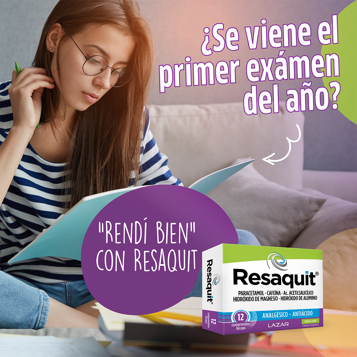 Resaquit's tweet photo. 🤓👉 Sabemos lo que cuesta cambiar el chip para volver a estudiar,
pero también sabemos lo que podés hacer para rendir mejor.😉
✍️Tomá Resaquit y arrancá de diez.
#resaquit #examenes #UBA #miercoles #finales #RendirseNunca #rendir #estudiantes #fechasfinales https://t.co/3jJvB5VhTL