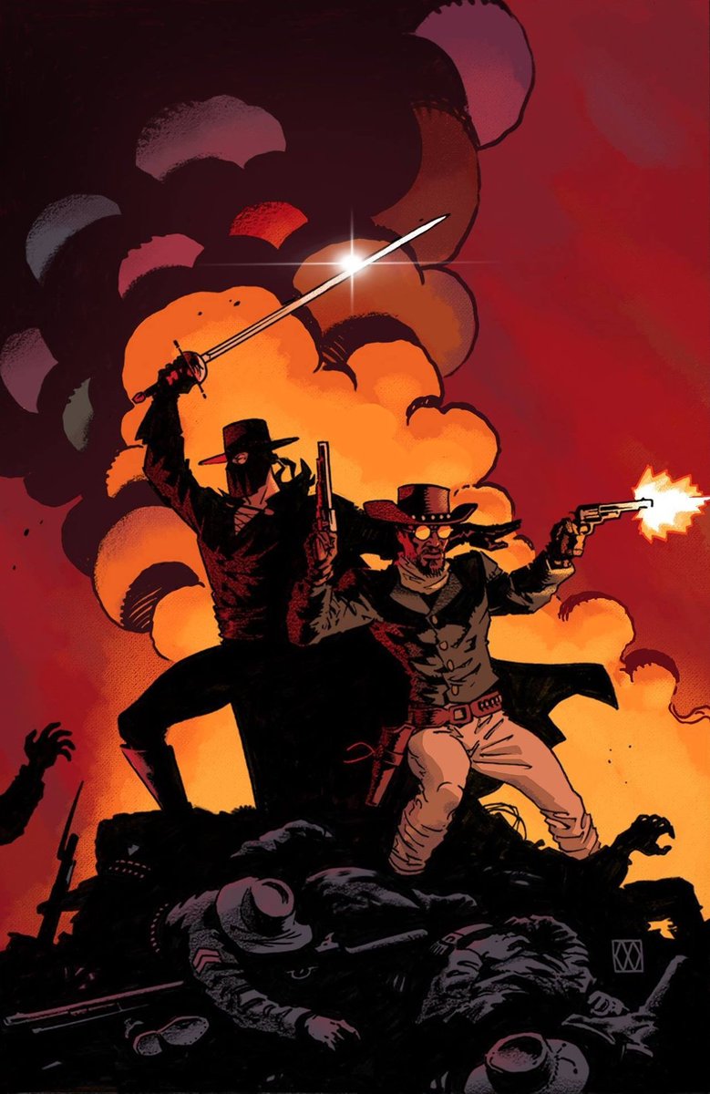DCBatcueva's tweet image. 🟥DJANGO Y EL ZORRO🟥
Quentin Tarantino tuvo en mente adaptar el crossover de Django y El Zorro, incluso llegó a contactar con Antonio Banderas.
El proyecto se descartó ya que no había medios para ello y el presupuesto sería muy elevado.
#django #django2 #antoniobanderas