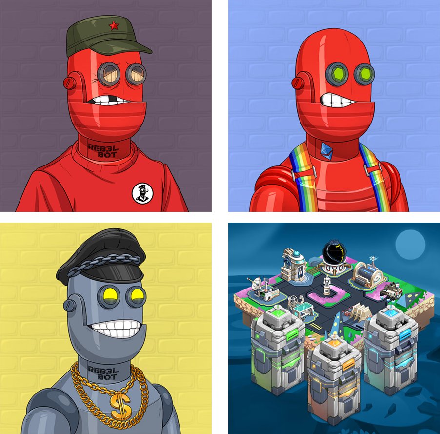 papafunico's tweet photo. Guys maybe this is the last call about #RebelBots @REBEL_BOTS good investment, do it now before is too late !! 
I have :
4 rebel bots 
6 lands
more than 10K in $rbls
and a lot of fighting bots.

game will release soon, and it will melt a lot of faces
#game #Crypto #PlayToEarn https://t.co/6he3RmiBLK