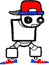 machineOTD's tweet image. Robot of the day: Squarewave from Homestuck! -⚙️