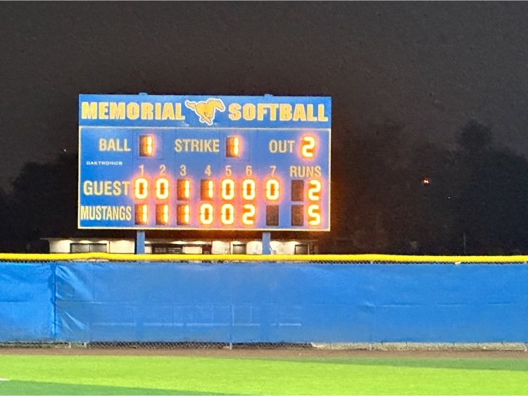 McAllenMemorial's tweet photo. Lady Mustangs with the 5-2 win over Vela tonight! Way to go! @pride_mustangs https://t.co/av14EMxlA9
