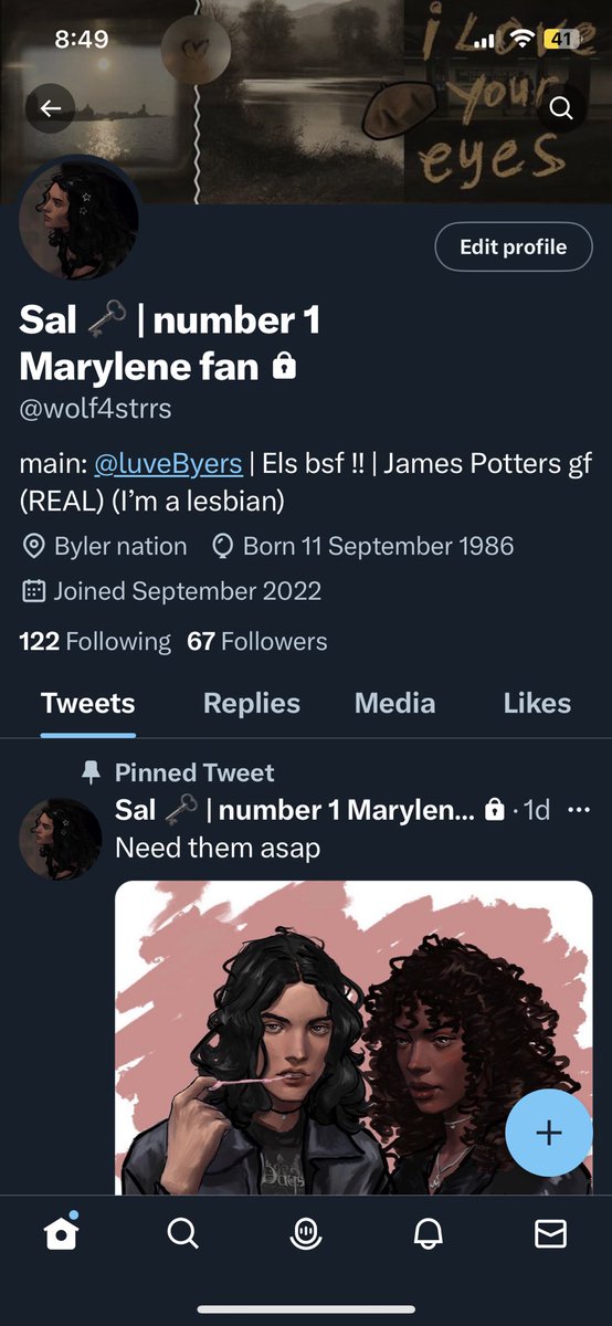 Probably no one’s gonna see this but the acc I use most is this one @wolf4strrs