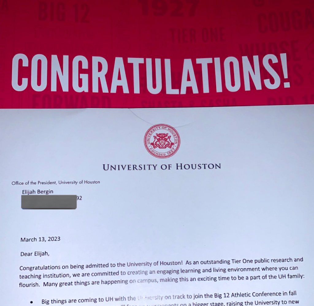 elijah_bergin's tweet photo. University of Houston !!! 🔴⚪️ #GoCoogs #UH #UniversityofHouston https://t.co/LdMBOHji30