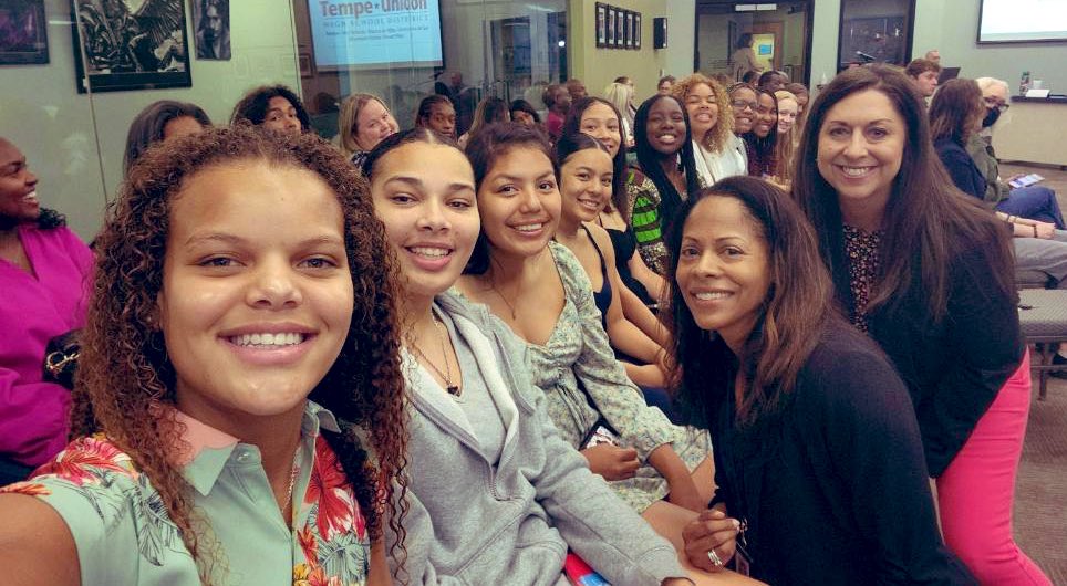 Desert Vista High School (@dvhs_tuhsd) on Twitter photo What an honor for our Lady Thunder to be recognized tonight by the Tempe Union School Board for their state championship title! Thank you for lifting up and supporting female athletes! Go Thunder! 💙⚡️💛 <a href="/DV_Principal/">Principal White</a> What an honor for our Lady Thunder to be recognized tonight by the Tempe Union School Board for their state championship title! Thank you for lifting up and supporting female athletes! Go Thunder! 💙⚡️💛 <a href="/DV_Principal/">Principal White</a>