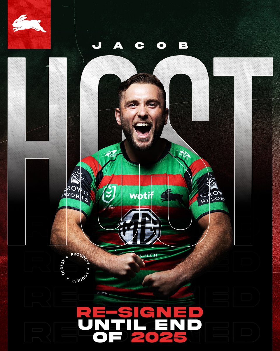 SSFCRABBITOHS's tweet photo. A toast to the Host we love the most 💯💯 Hosty extends until the end of 2025 🥳🥳🥳
https://t.co/VHdZSfFkvh

#GoRabbitohs https://t.co/fQHxbUPv2c
