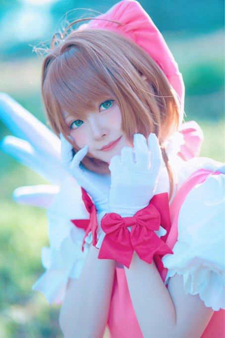 🌸カードキャプターさくら🌸#cosplay 木之本桜咲き始めの桜とスイセンとお写真撮って頂きました𑁍𓂃 𓈒𓏸𑁍📷【 】 