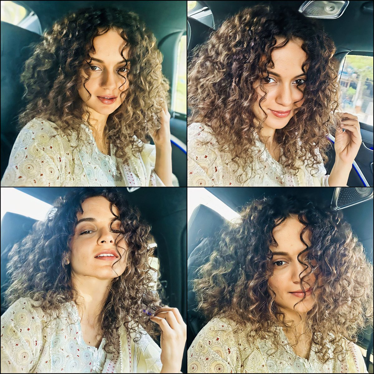 Uff this beauty and her curls ✨

#KanganaRanaut𓃵 #KanganaRanautfans