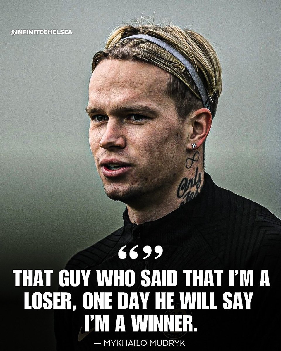 FrankKhalidUK's tweet photo. Mykhailo Mudryk has a message for his critics. https://t.co/IZZxlgYIW4