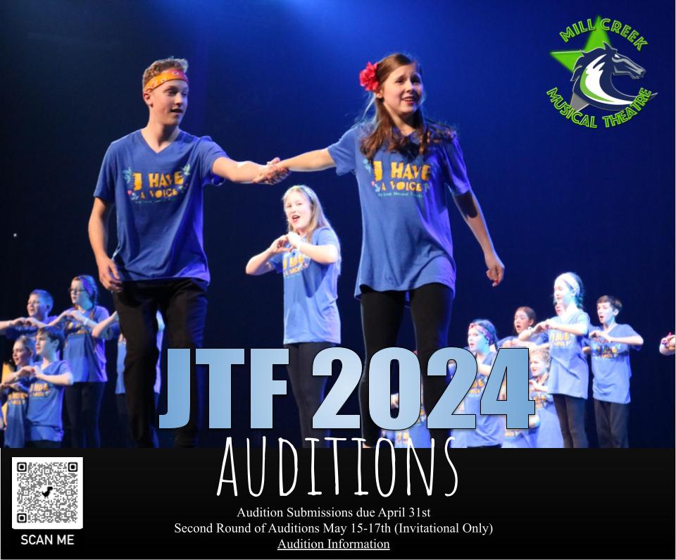 Mill Creek Musical Theatre on Twitter "We are so excited for JTF 2024