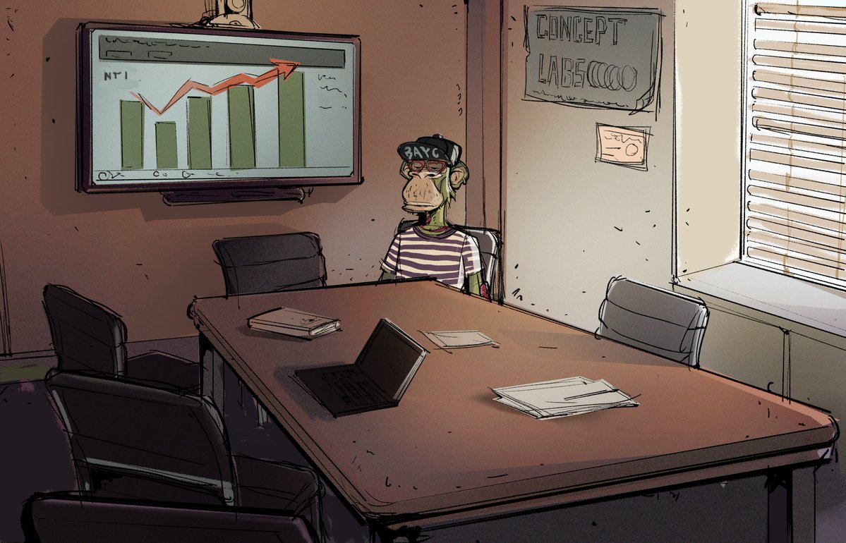 Interact, we’ll make our <a href="/BoredApeYC/">Bored Ape Yacht Club 🍌</a> bigger 📈