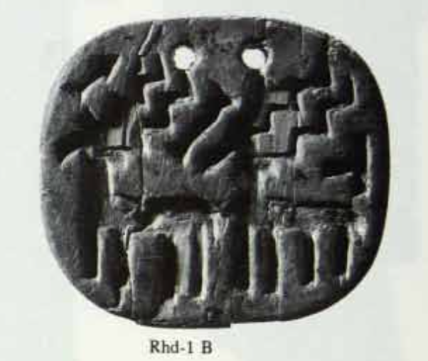 Seal from Kunal (left) ~4000 BCE is the oldest Indus seal unearthed so far. Its an early version of the twin blackbuck seal found in other Mohenjodaro, Rehman Dheri, Teraka Qila etc. One of the consistent motifs showing that IVC was culturally united across time and space.