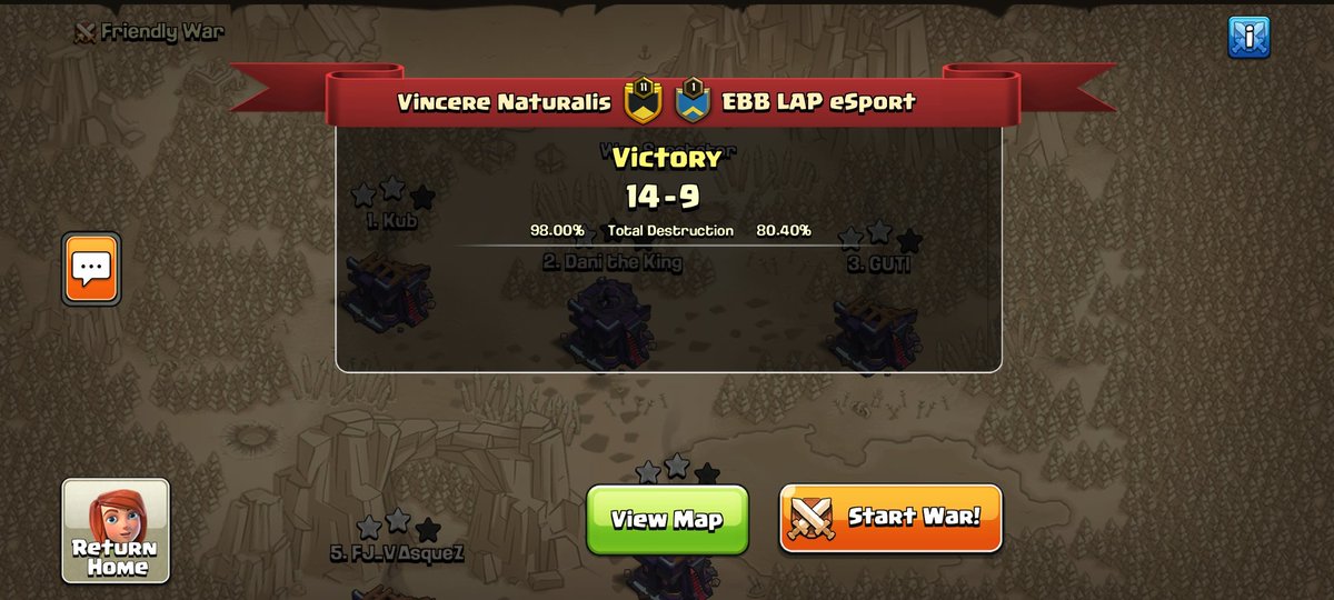 🫡🗓️ It have been a long day 

⚔️  <a href="/iTzuCup/">iTzu Cup powered by RUSH</a> 3/4 ❌  
⚔️ <a href="/EsportsUdg/">uDG Esports</a> Ro128 Clashers Cup vs EBB LAP Esports  ✅ 
 
📍We continue working with the 99%  

📝 Thanks @VnRockstars