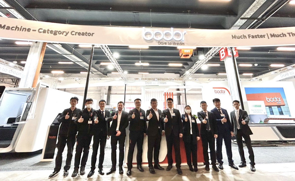 bodor_laser_'s tweet photo. 🇵🇱 #Stomtool2023 is on full swing!! Visit us at Hall B Booth 06 before it ends!
#poland #stomtool #exhibition #metalfabricating #metalworking #manufacturing #industrial #bodorlaser #cnclaser #tradefair https://t.co/dXhkLUn0um