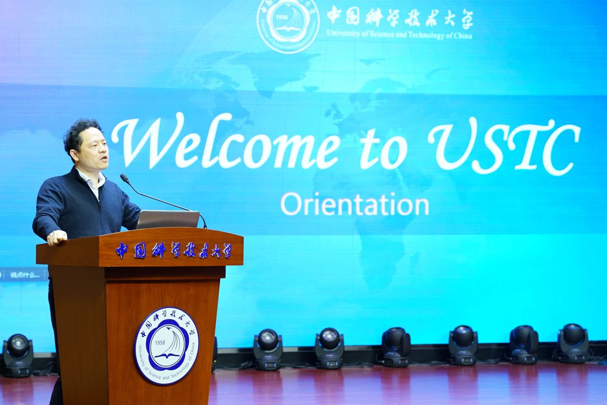 StudyatUSTC's tweet photo. The H2O auditorium of #USTC began to be more lively than ever. International students from various countries began to fill up the space, which is the venue for the orientation on Mar 25. It's all set for USTCers to have a wonderful and prosperous life! Welcome back, #USTCer. https://t.co/4HM1BAms06