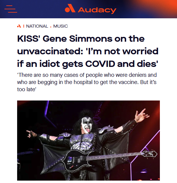 Hey <a href="/genesimmons/">Gene Simmons</a>, it's sad to see how you former rebels have become mindless lemmings.