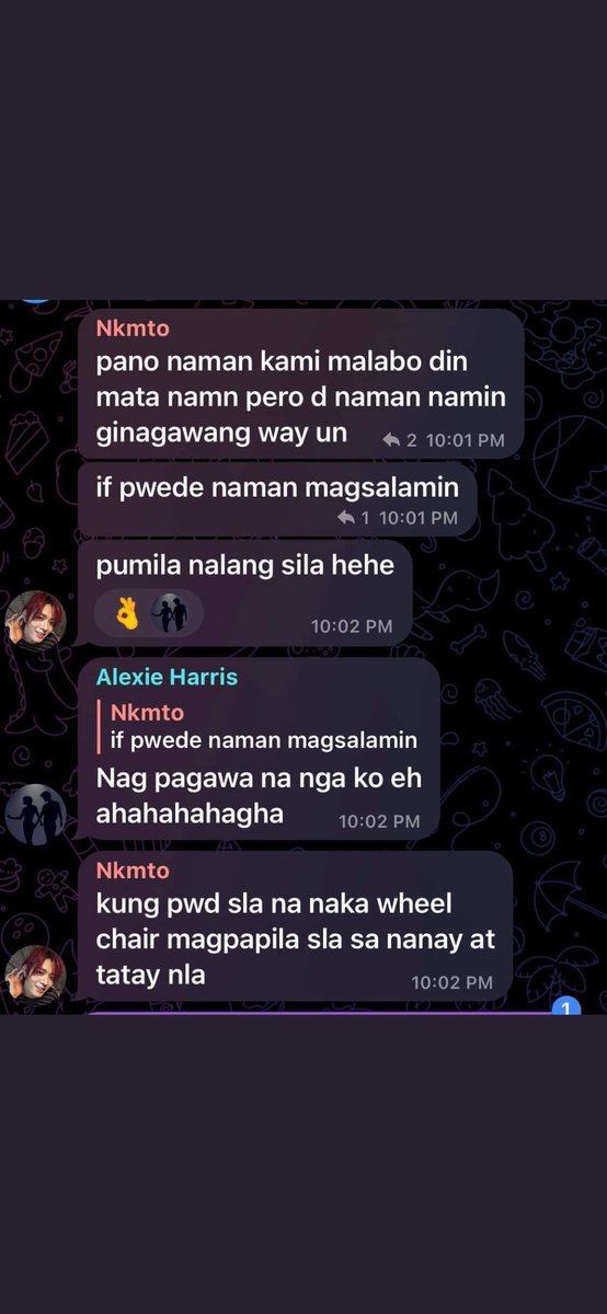 dragonwater3003's tweet photo. This is what a PWD have to face every day. I won't blur out your names. Deserve nyo yan. This is from SMGC gc. Yuta bias ka pa naman tapos ableist ka? 😕 PWD yan for a reason, hindi lang yan basta malabo ang mata. The vision is supposed to be not correctable to be counted as PWD. https://t.co/OktcovJMq8