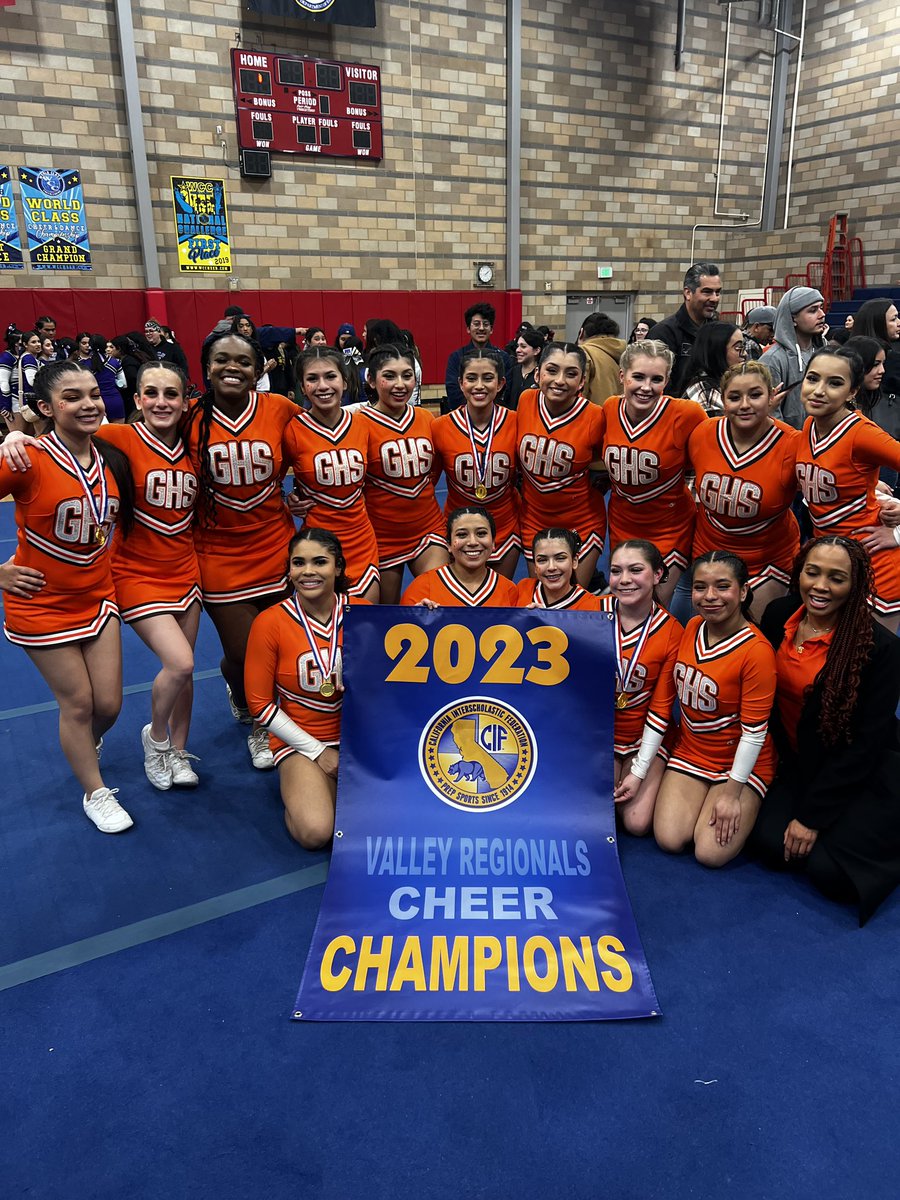 MsMcMurrin's tweet photo. Congrats, Grant Cheer!!!  Valley Regional Cheer Champions!!!  🤎🧡🤎🧡 @Grant_athletics https://t.co/YU5Serw9yb