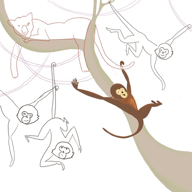 lisawee1970's tweet photo. Monkeying

Maybe it reminds me of climbing the trees in my skirt in defiance of my grandma when I was a little girl :)

But this is one fascinating species. 

#illustration #illustrations #illustrationartists #illustrationoninstagram #IGillustrator https://t.co/q6iaKxLkGd