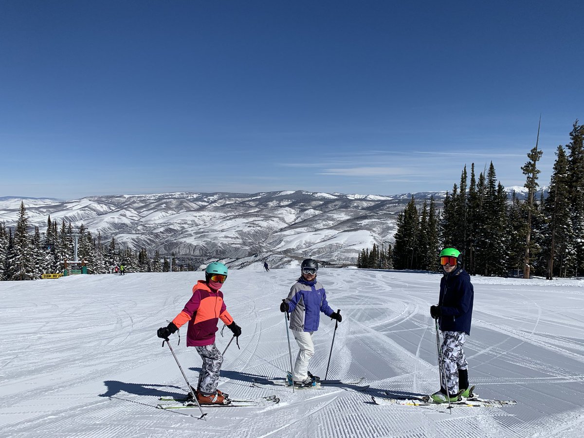 Perfect bluebird ski day at Beaver Creek!