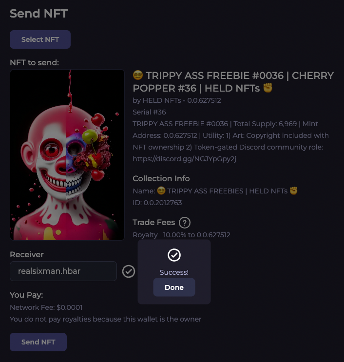 HELDiWanKenHODL's tweet photo. @GoodTripApes @BadTripApe @HederaHELD @hashpack @aiartofficial @GoodTripPunks Winner π: @Realsixman256 β
βοΈ https://t.co/ljdF6sTqUo
#TrippyAssFreebies #LFGROW #PopThatCherry π https://t.co/pGtipRY4jC