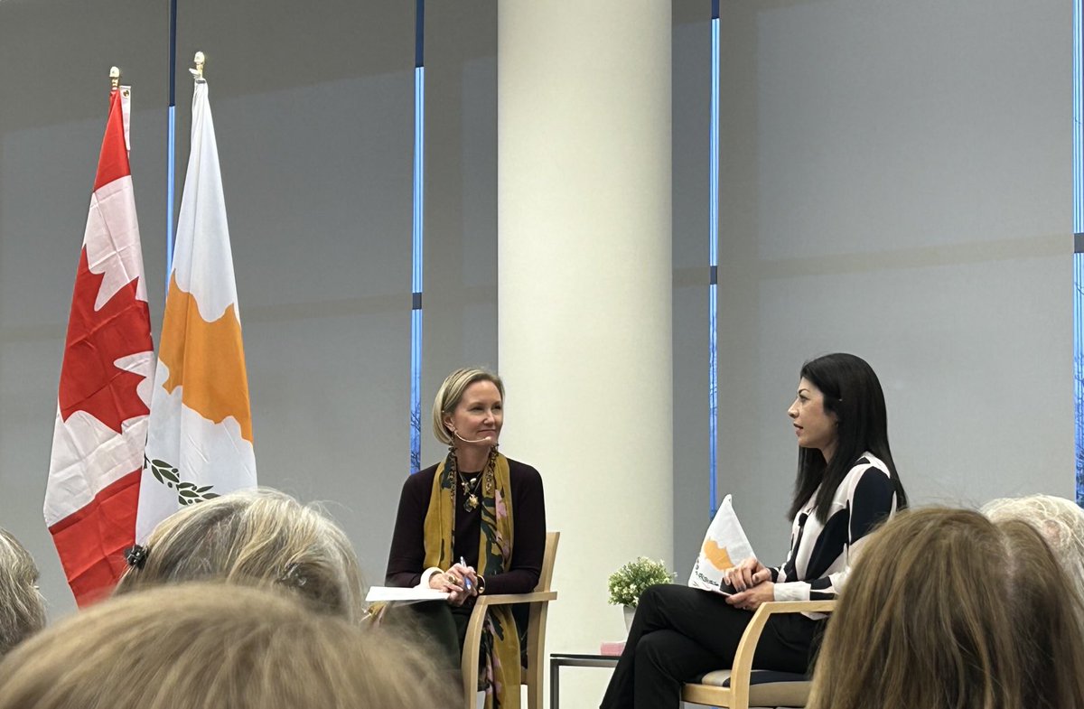 “Language is a universe in which the characters exist.” Erato Ioannou in conversation with ⁦@MeredithGCP⁩ on her WONDERFUL collection of short stories: Not in the Ornamental Teapot at the ⁦@AKFCanada⁩ #edupluralism