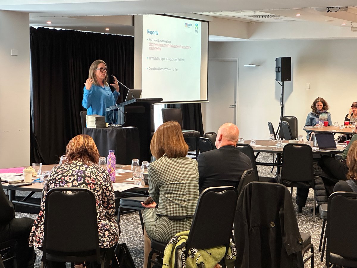 Our own Emma Wood talks at Addiction Leadership Day about the addiction workplan and initiatives underway at Te Pou.