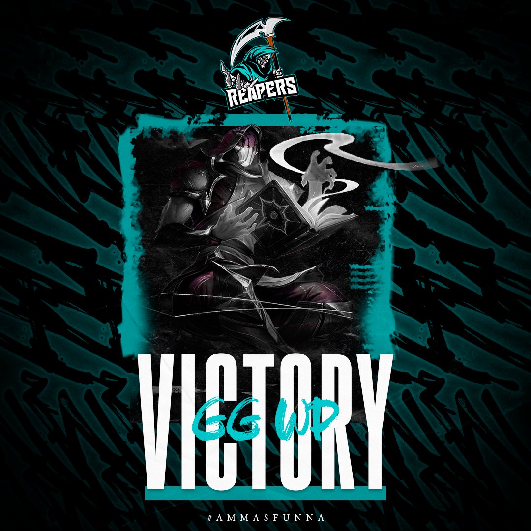 Reapers_Gaming (@lol_reapers) on Twitter photo GGWP @RIFT_Sloths for a great series!
We're proud to have secured a 3-1 victory in the <a href="/EliteSeriesLOL/">Orange Elite Series: League of Legends</a> div 2 semifinals.
Our team gave it their all and we want to give a shoutout to the enemy team for being such honorable opponents
Let's keep pushing for the grand finals!
💀👑 GGWP @RIFT_Sloths for a great series!
We're proud to have secured a 3-1 victory in the <a href="/EliteSeriesLOL/">Orange Elite Series: League of Legends</a> div 2 semifinals.
Our team gave it their all and we want to give a shoutout to the enemy team for being such honorable opponents
Let's keep pushing for the grand finals!
💀👑