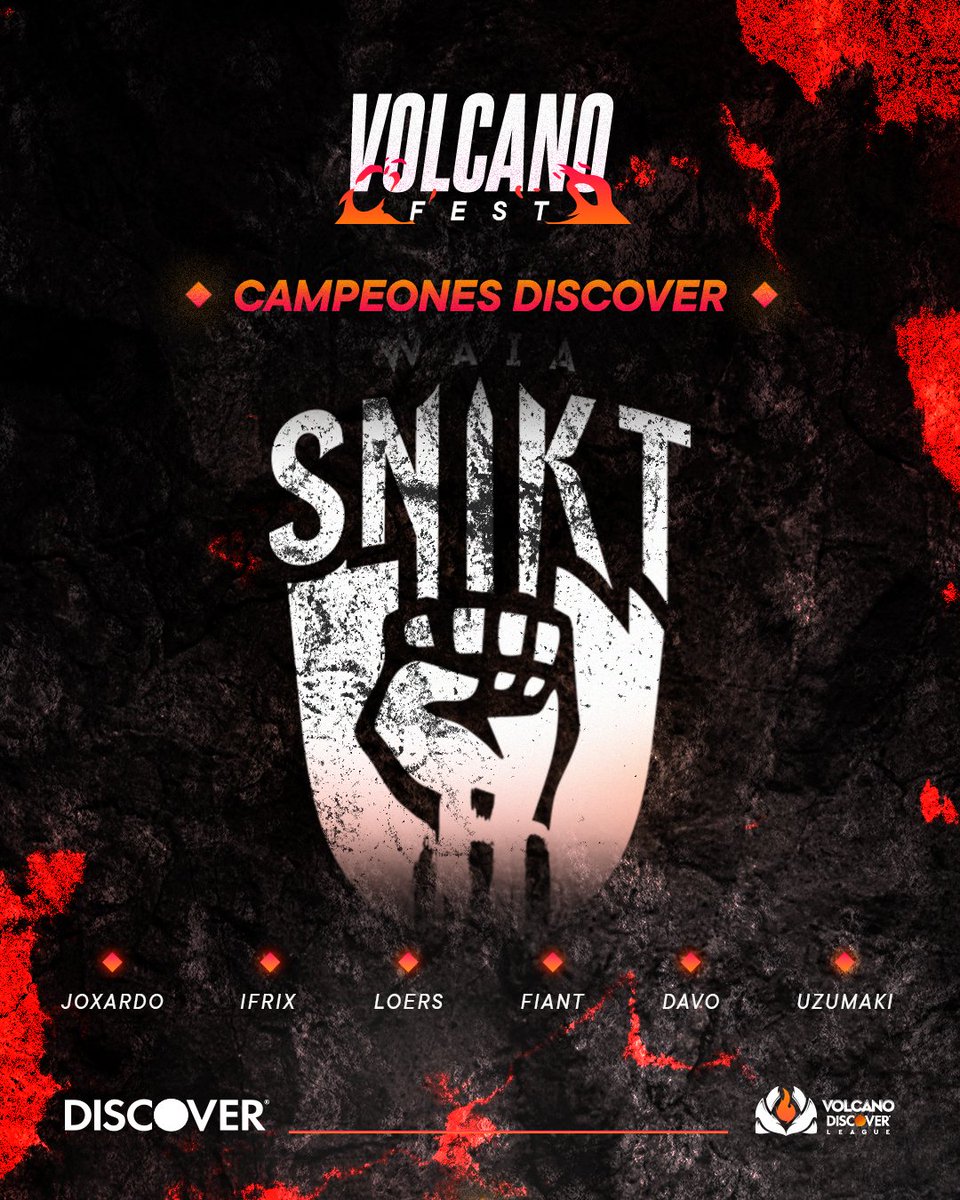 LVPEcuador's tweet photo. El representante de @WaiaSnikt espera por tu voto ✅ Solo debes comentar el nombre del jugador o etiquetarlo en este tweet 😎
El jugador con más votos participará en los Campeones @DiscoverECU este viernes 31 de marzo en el #VolcanoFest 🌋
#VolcanoDiscoverLeague https://t.co/zs8Xf0yMsV