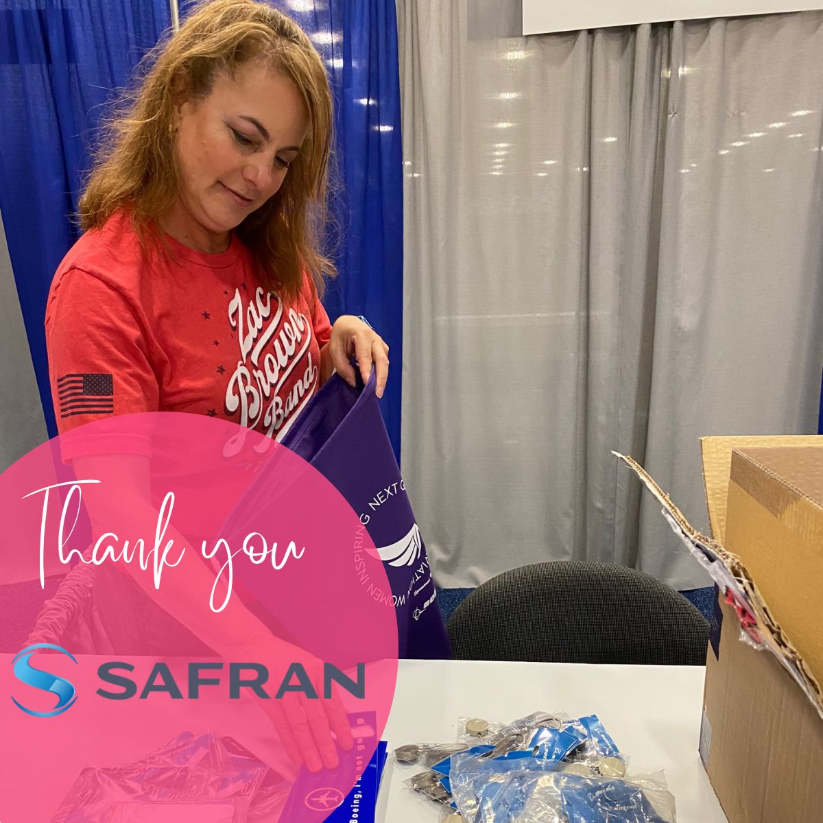Thank you @SAFRAN  for being a #RUBY sponsor for our #501c3nonprofit as we work to make our 3rd annual #jobfAIR at #MROAM another huge success!

#Aviation #WomenInAviation #25by25 #DEI