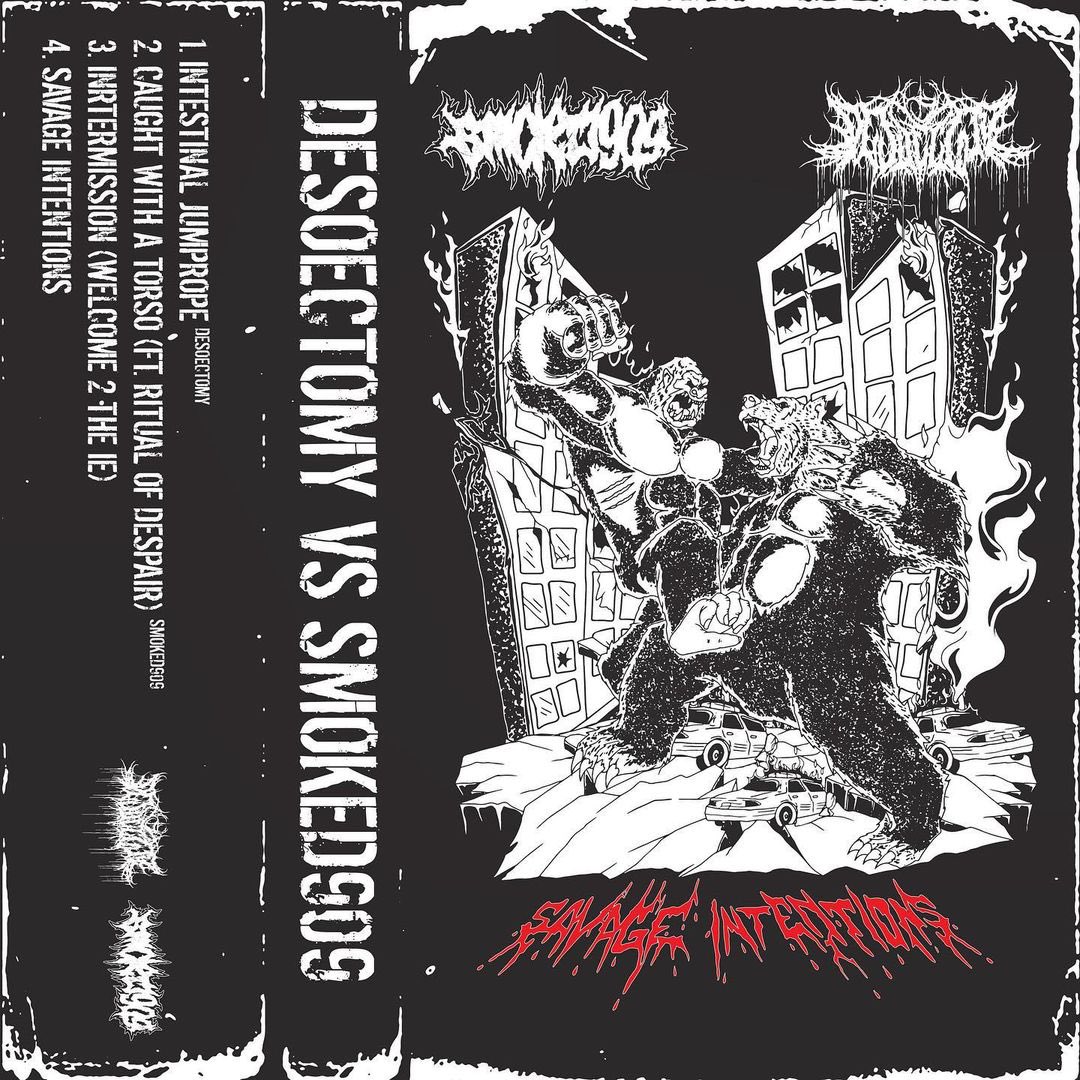 DESOECTOMY's tweet photo. “Savage Intensions” EP split with Smoked909 coming soon… #slam #beatdown #slamdown #ie https://t.co/jfEwfYUiMI