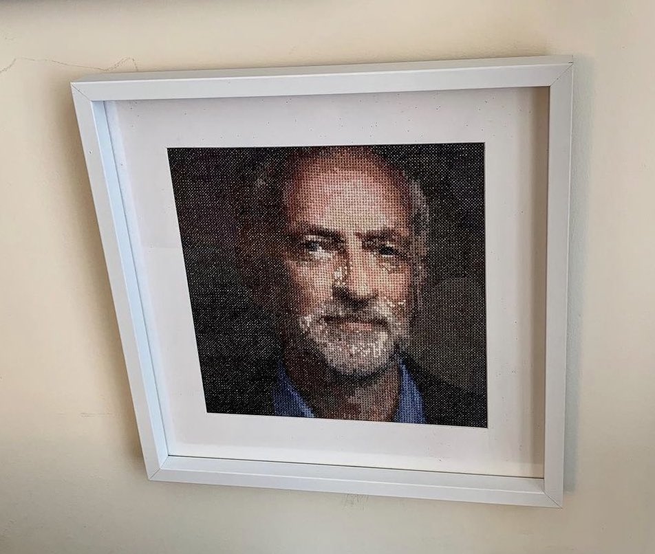 I did this of @jeremycorbyn because he inspired me so much. #IStandWithCorbyn