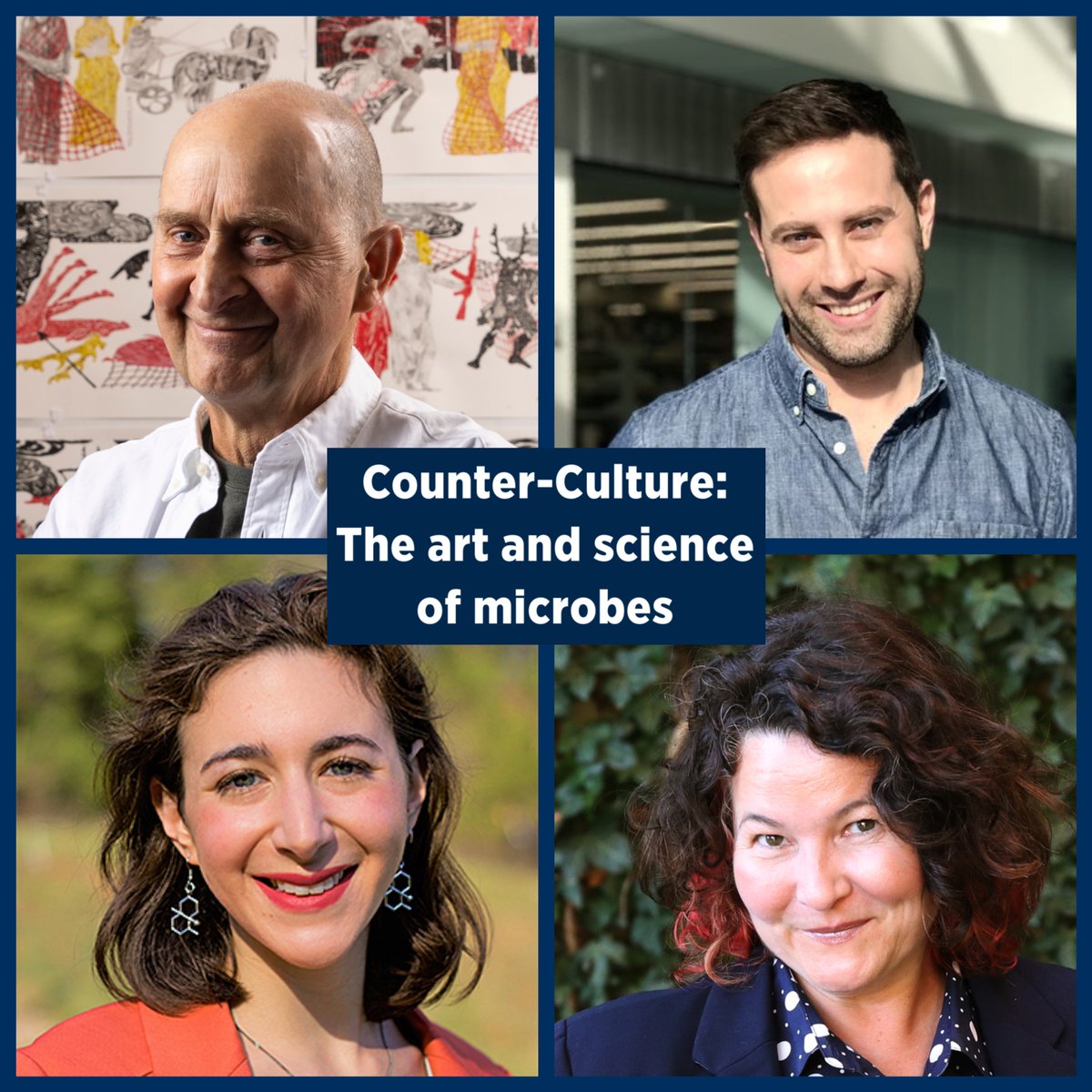 Join #UMMNH for Friday's Farrand Memorial Lecture, hosted by <a href="/aprilbaer/">April Baer</a>. Come learn how 3 U-M professionals have answered the microbial universe's call to creativity with art and design.
#STEAM @MichiganRadio <a href="/UM_Stamps/">UM Stamps School</a> <a href="/CellfOrganized/">Anthony Vecchiarelli</a> @UMichChE <a href="/umichLSA/">U-M College of LSA</a>
🕙7PM 📍CCCB Auditorium