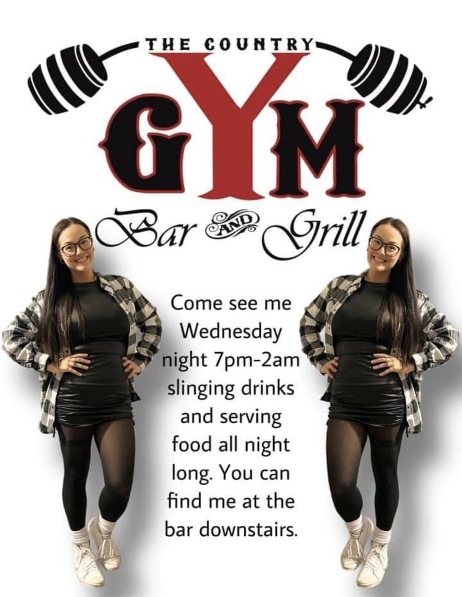 gym_country's tweet photo. You have made it half way through the week ๐ฅฐ
so thatโs a good reason to drink!
Come hangout with me tonight at The Country Gym Milton from 7pm-2am.
#TheCountryGym #TheGym #BarAndGrill #Milton #MiltonFlorida #MiltonFL #DowntownMilton #ThingsToDoLocally #BandsOnBlackwater https://t.co/2nRxCa4IHG