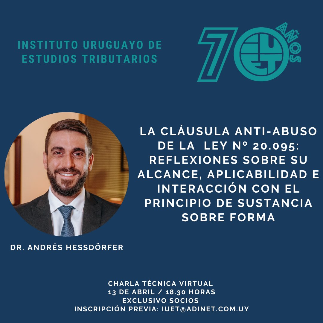 Instituto Uruguayo de Estudios Tributarios tweet media