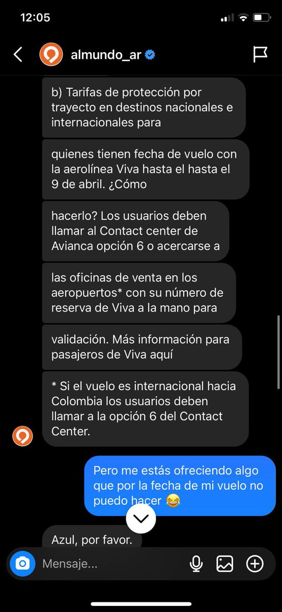 meeechy's tweet photo. Te imaginas comprar un pasaje a @almundo_ar confiando en que en teoria es una empresa segura pero que después la aerolínea quiebre y ellos no te den respuesta concreta de ningún tipo ni se responsabilicen de nada? https://t.co/YKzoMWbrZy