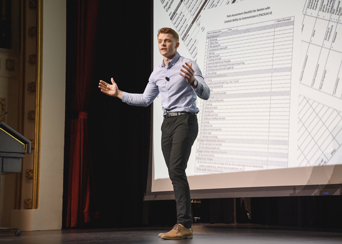 AIGMcLennan's tweet photo. 🧵 3-minutes or less.. that's all the time you get to make an impact. I am beyond excited to represent @UofRegina at the upcoming #3MT western regional finals, after taking home 1st place at the #UofR competition!
@DrThomasHadjist  @UofRArts 
#AgingResearch #AcademicTwitter https://t.co/Nln8h7g2WR