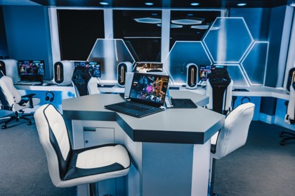 The #esports gaming lounge in <a href="/UTAustin/">UT Austin</a> may just look like a fun place to hang out, but it's also a place where students have the opportunity to pursue #tech careers in the gaming and esport industries. dell.to/3VYEAnG #TransformEdu #iwork4dell