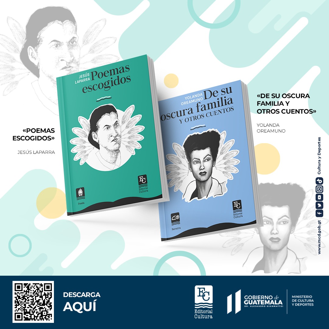 EditCultura's tweet photo. Para finalizar con las publicaciones en conmemoración del #DíaInternacionalDeLaMujer, Editorial Cultura pone a tu disposición «De su oscura familia y otros cuentos» de Yolanda Oreamuno y «Poemas escogidos» de Jesús Laparra. ➡️https://t.co/Q6NpnOc55e https://t.co/DTz0AXLuBP