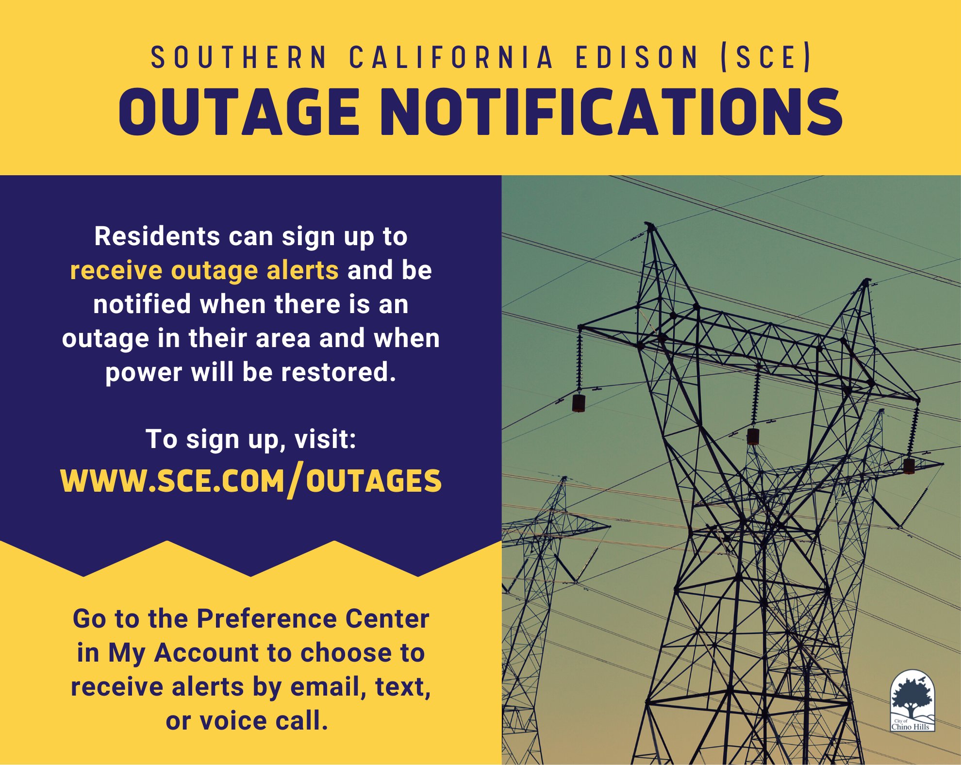 City of Chino Hills on Twitter "Residents can sign up to receive