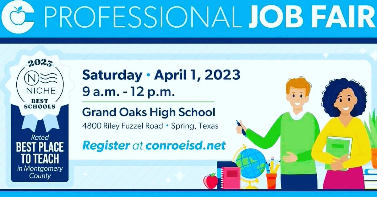 To all my educator friends. If you are looking for a new place to call home…a place where you can make an impact…a place where you can grow and thrive….

Come by the job fair this Saturday and I’ll meet you there. Come say hello and let’s talk about the possibilities.