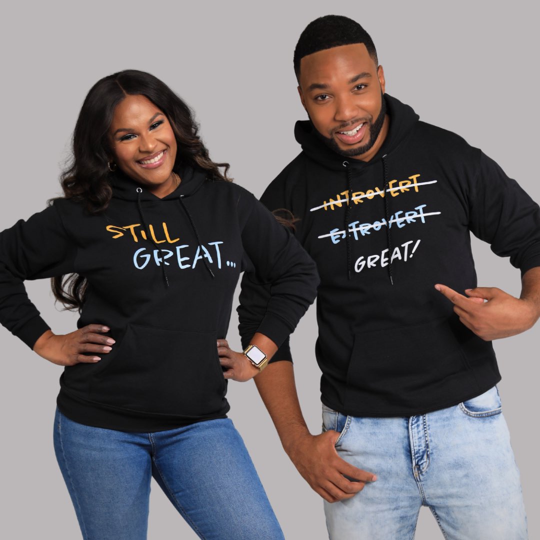 Not spring taking it’s time again this year! Y’all still wearing hoodies or nah? 🤔 

✨ Get your #TheGreatBook merch at danallwilmer.com today!

(Don’t worry, we have t-shirts and other options available too!)

#Introvert #Extrovert #StillGreat