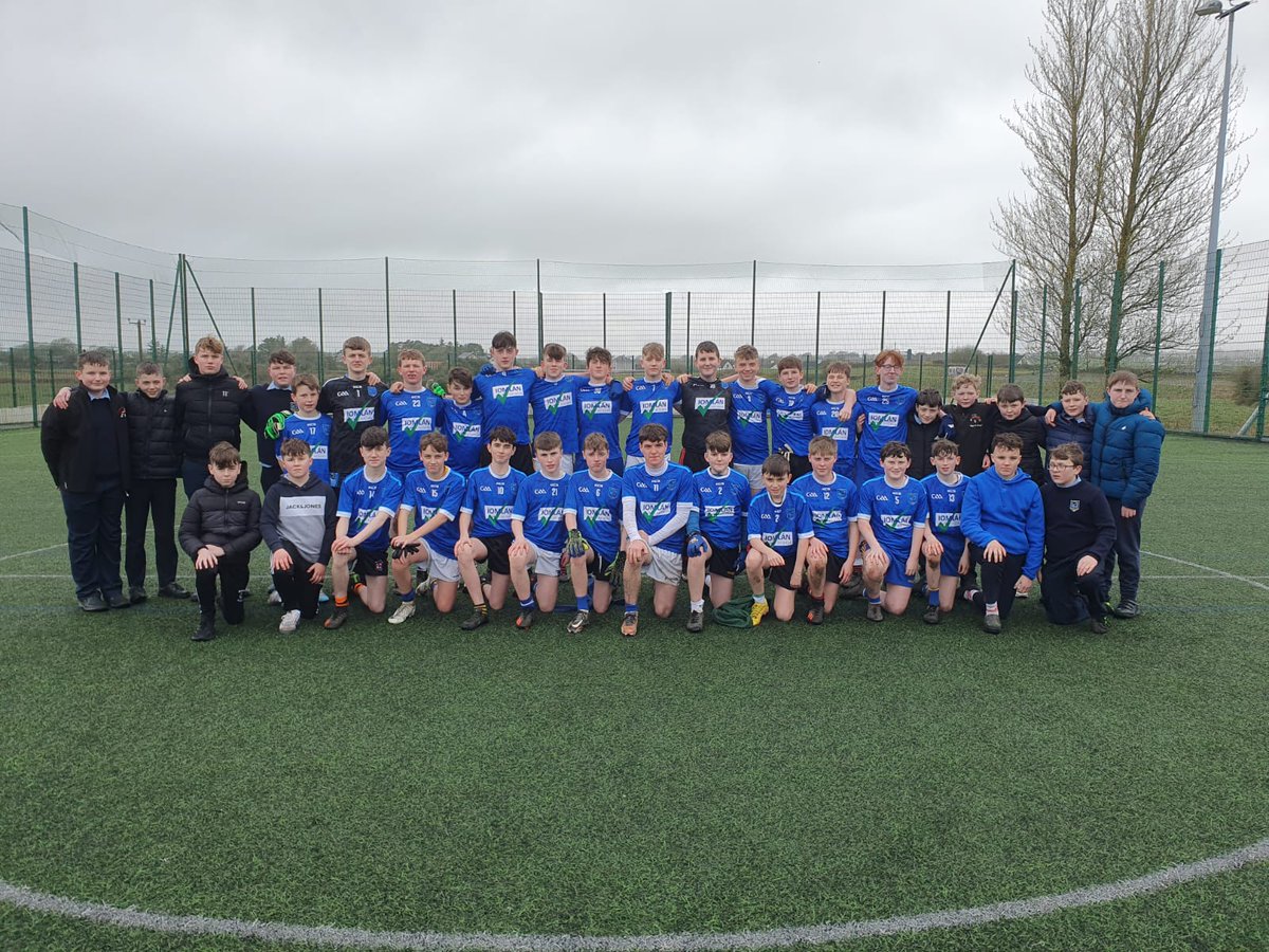 Scoil Mhuire's First Year Boys football team advance to the Connacht B Semi-Final after a comprehensive win over Presentation Headford on Tuesday the 28th. 👏