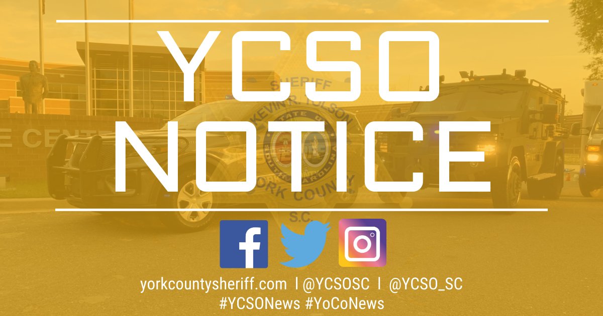 York County Sheriff on Twitter "NOTICE We are assisting the Newport Fire Dept. with a personal