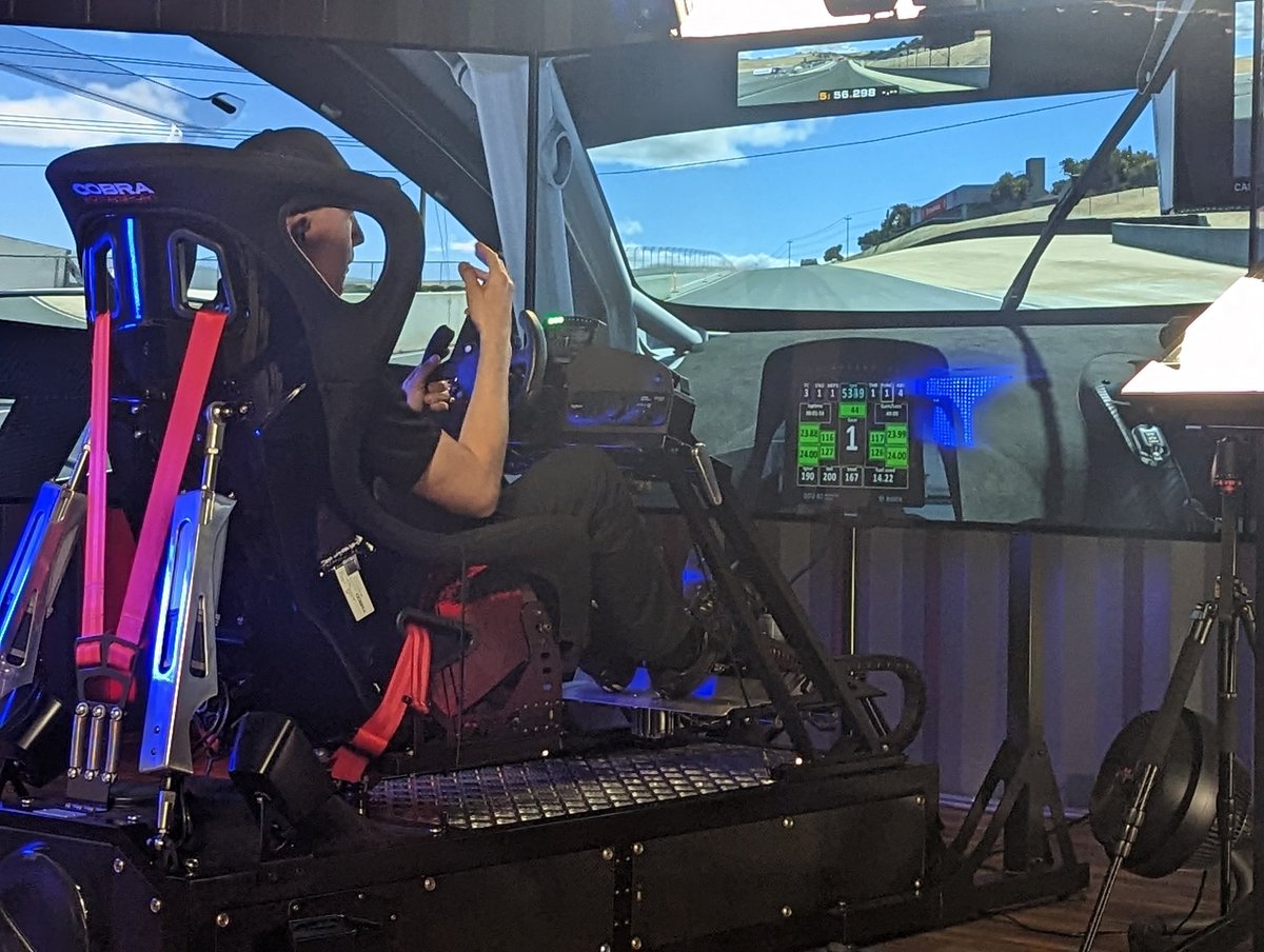 Filming today with driver and coach <a href="/MadsenRacing/">Kevin Madsen</a>. Stay tuned!