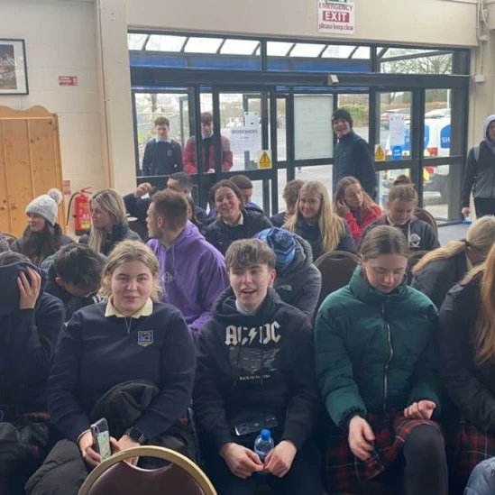 Scoil Mhuire's 5th Year students recently went on a retreat to Knock.