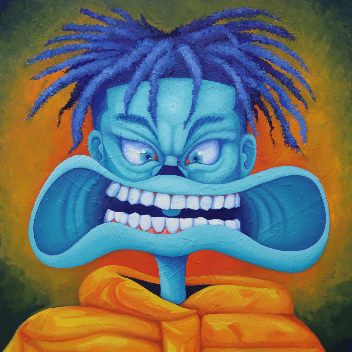 coryvanlew's tweet photo. “Express Yourself” 
Oil on linen https://t.co/0MTaJ6Qr1T